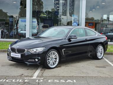 Voir le détail de l'offre de cette BMW Série 4 Coupé 420dA xDrive 184ch Luxury de 2014 en vente à partir de 476.42 €  / mois