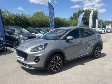 Voir le détail de l'offre de cette FORD Puma 1.0 EcoBoost 125ch S&S mHEV Titanium Design 2 Powershift de 2022 en vente à partir de 217.12 €  / mois