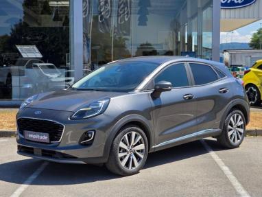 Voir le détail de l'offre de cette FORD Puma 1.0 EcoBoost 125ch mHEV Titanium X 6cv de 2022 en vente à partir de 206.65 €  / mois