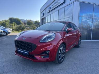 Voir le détail de l'offre de cette FORD Puma 1.0 Flexifuel 125ch S&S mHEV ST-Line de 2023 en vente à partir de 224.09 €  / mois