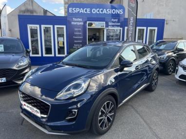Voir le détail de l'offre de cette FORD Puma 1.0 EcoBoost 125ch S&S mHEV Titanium Powershift de 2022 en vente à partir de 288.24 €  / mois